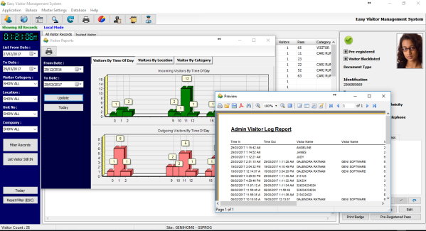 Visitor Management System with Data Encryption